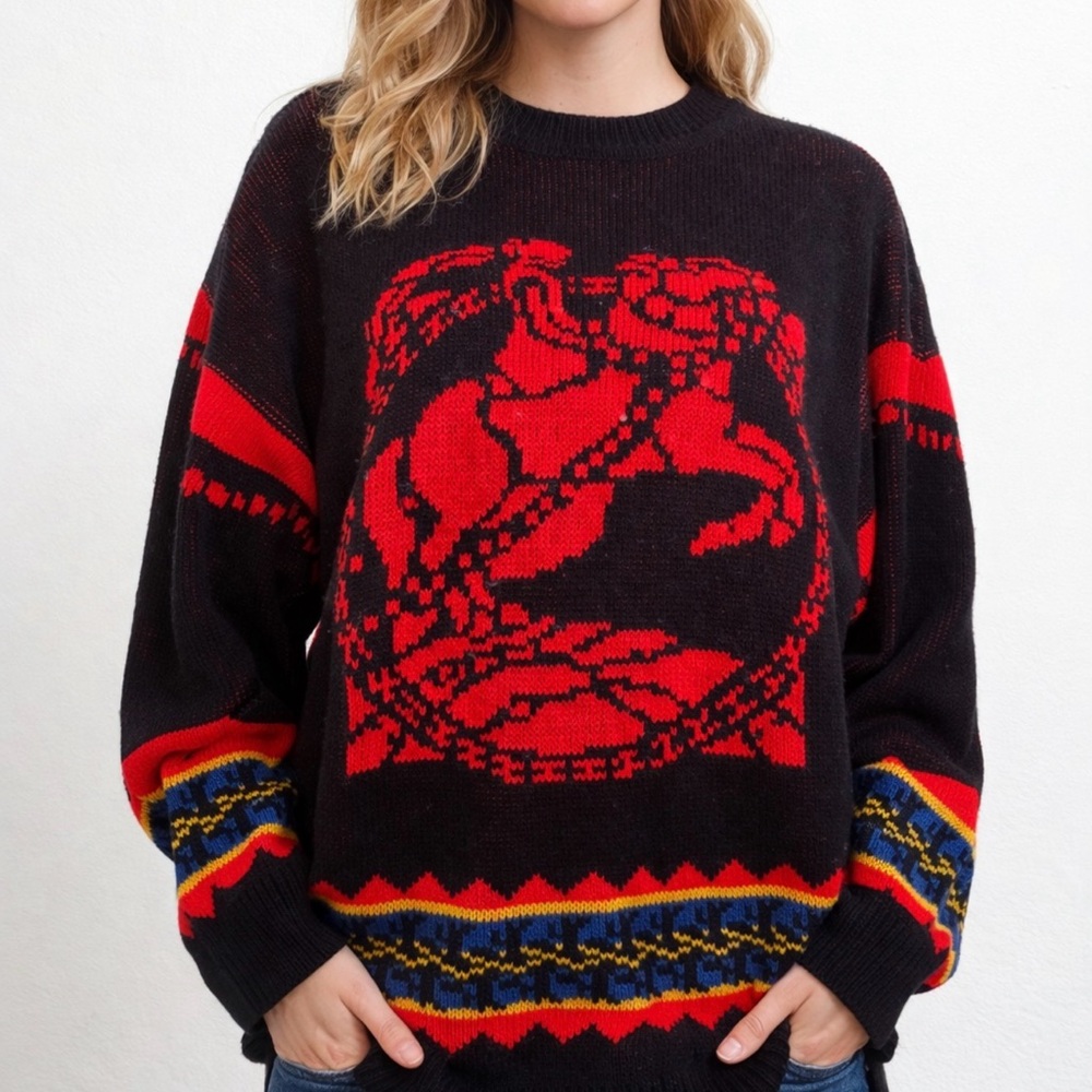 Vintage Sweater Bee By Banff Ltd. Acrylic Pullover Sweater Top Womens Size S